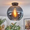 Koyoto Plafondlamp, Kogellampje 30 cm Blauw, 1-licht