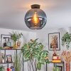 Koyoto Plafondlamp, Kogellampje 30 cm Blauw, 1-licht