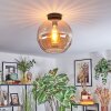 Koyoto Plafondlamp, Kogellampje 30 cm Amber, 1-licht