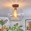Koyoto Plafondlamp, Kogellampje 30 cm Duidelijk, 1-licht