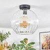 Koyoto Plafondlamp, Kogellampje 30 cm Duidelijk, 1-licht
