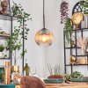 Koyoto Hanglamp, Kogellampje, Hanglamp 20 cm Amber, Duidelijk, 1-licht