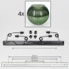 Koyoto Hanglamp, Kogellampje, Hanglamp Groen, 4-lichts