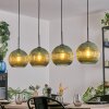 Koyoto Hanglamp, Kogellampje, Hanglamp Groen, 4-lichts