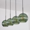 Koyoto Hanglamp, Kogellampje, Hanglamp Groen, 4-lichts
