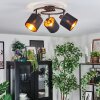 Alsen Plafondlamp, Plafondspot Zwart, 3-lichts