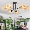 Basto Plafondlamp, Kogellampje Natuurlijke kleuren, 6-lichts