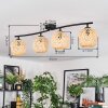 Basto Plafondlamp, Kogellampje Natuurlijke kleuren, 4-lichts