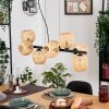 Basto Hanglamp, Kogellampje, Hanglamp Natuurlijke kleuren, 8-lichts