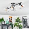 Koyoto Plafondlamp, Kogellampje Duidelijk, 4-lichts