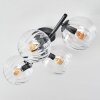 Koyoto Plafondlamp, Kogellampje Duidelijk, 4-lichts