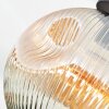 Ripoll Plafondlamp, Kogellampje Amber, Duidelijk, 1-licht