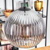 Koyoto Hanglamp, Kogellampje, Hanglamp 20 cm Duidelijk, Rookkleurig, 1-licht
