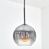Koyoto Hanglamp, Kogellampje, Hanglamp 20 cm Duidelijk, Rookkleurig, 1-licht