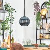 Koyoto Hanglamp, Kogellampje, Hanglamp Blauw, 1-licht