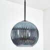Koyoto Hanglamp, Kogellampje, Hanglamp Blauw, 1-licht
