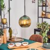 Koyoto Hanglamp, Kogellampje, Hanglamp Groen, 1-licht