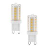 G9 LED 3 Watt warm wit dimbaar 330 Lumen