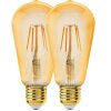 Eglo  2 x  E27 6 watt 2200 Kelvin 650 lumen