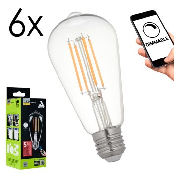 E27 6 Watt warm wit dimbaar 806 Lumen
