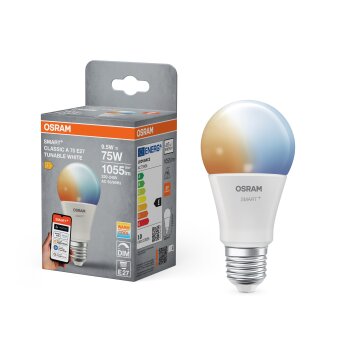 Osram E27 9.5 Watt daglichtwit dimbaar 1055 Lumen
