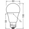 Osram E27 LED 8.8 Watt daglichtwit 806 Lumen