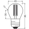 Osram E27 2.2 Watt warm wit 470 Lumen