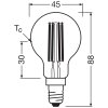 Osram E14 3.8 Watt warm wit 806 Lumen