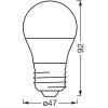 Osram E27 4.9 Watt dimbaar 470 Lumen