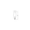 Osram E14 LED 2.5 Watt warm wit 250 Lumen