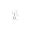 Osram E27 LED 4 Watt warm wit 470 Lumen