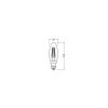 Osram E14 LED 2.9 Watt warm wit dimbaar 470 Lumen