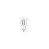 Osram E27 LED 4.5 Watt dimbaar 470 Lumen