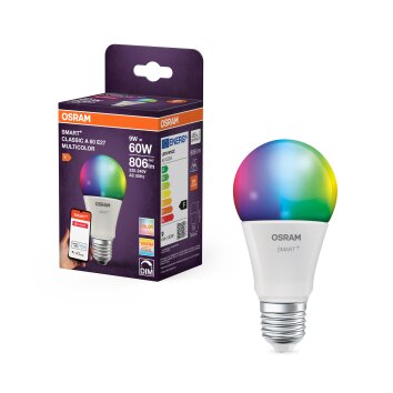 Osram E27 LED 9 Watt Meerkleurig (RGB) dimbaar 806 Lumen