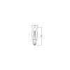 Osram E14 LED 2.5 Watt neutraal wit 250 Lumen