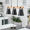 Andian Hanglamp Natuurlijke kleuren, Zwart, 3-lichts