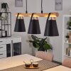 Andian Hanglamp Natuurlijke kleuren, Zwart, 3-lichts
