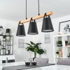 Andian Hanglamp Natuurlijke kleuren, Zwart, 3-lichts
