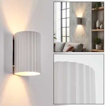 Fonir Licht omhoog & omlaag, Wandlamp Grijs, 1-licht
