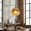 Koyoto Hanglamp, Kogellampje, Hanglamp 12 cm Goud, Duidelijk, 1-licht