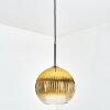 Koyoto Hanglamp, Kogellampje, Hanglamp 12 cm Goud, Duidelijk, 1-licht