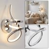 Lunor Wandlamp, Muurspot LED Chroom, 1-licht