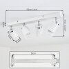 Fenik Plafondlamp Wit, 4-lichts