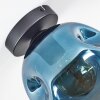 Ripoll Plafondlamp, Kogellampje Blauw, 1-licht