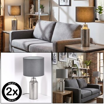 Ralor Tafellamp Zilver, 1-licht