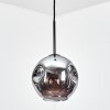 Ripoll Hanglamp, Kogellampje, Hanglamp Rookkleurig, 1-licht