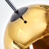 Ripoll Hanglamp, Kogellampje, Hanglamp Goud, Duidelijk, 1-licht