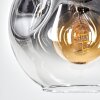 Ripoll Hanglamp, Kogellampje, Hanglamp Duidelijk, Rookkleurig, 1-licht