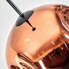 Ripoll Hanglamp, Kogellampje, Hanglamp Duidelijk, Koperkleurig, 1-licht