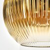 Koyoto Hanglamp, Kogellampje, Hanglamp Goud, Duidelijk, 1-licht